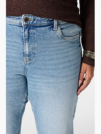 Ms mode jean straight leg à taille mi-haute