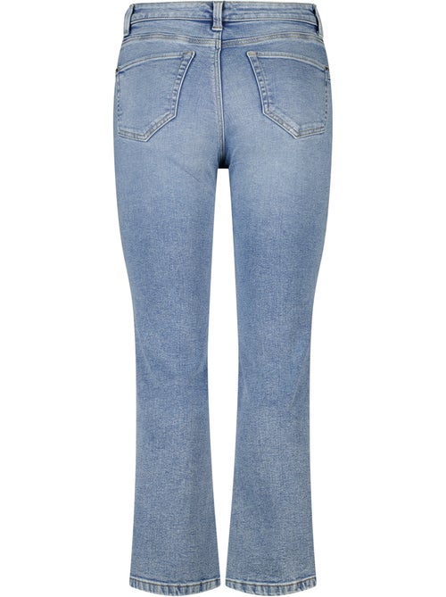 Ms mode jean straight leg à taille mi-haute - Kiabi