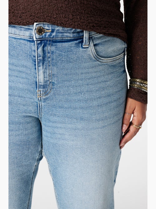 Ms mode jean straight leg à taille mi-haute - Kiabi
