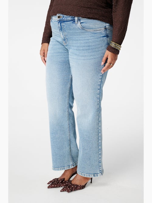 Ms mode jean straight leg à taille mi-haute - Kiabi