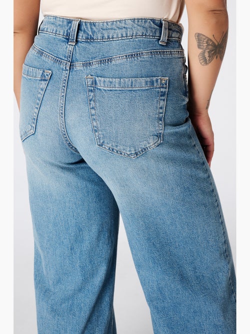 Ms mode jeans larges à taille haute - Kiabi Ms mode jeans larges à taille haute - Kiabi
