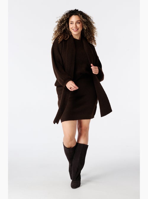 Ms mode jupe courte en maille - Kiabi