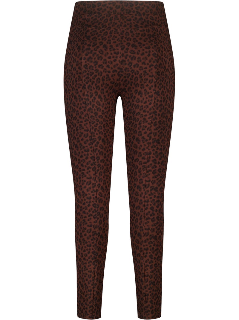 Ms Mode Legging legging à imprimé animal Marron - Kiabi