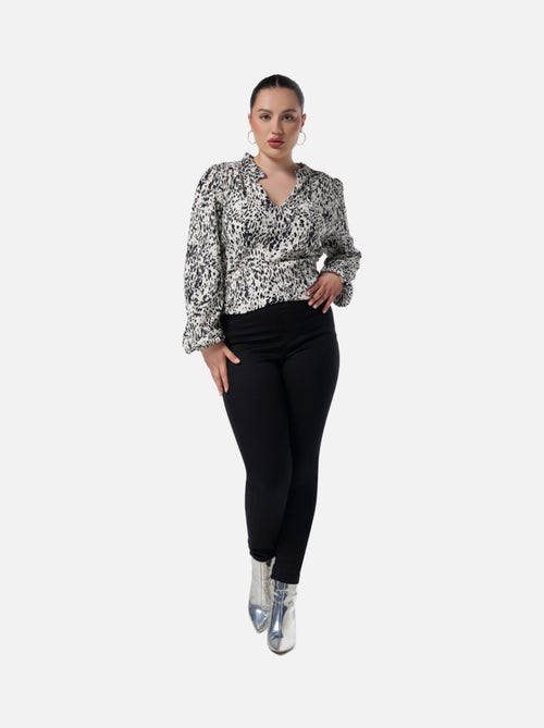 MS MODE Legging Treillis à jambe maigre 30 - Kiabi