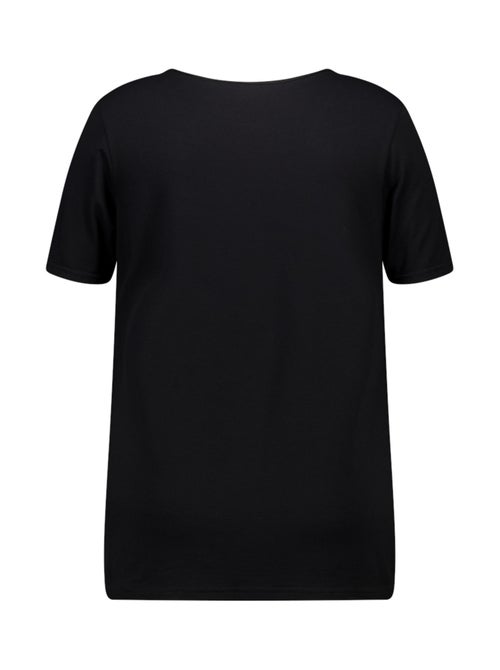 Ms mode lot de 2 t-shirts avec col en v - Kiabi