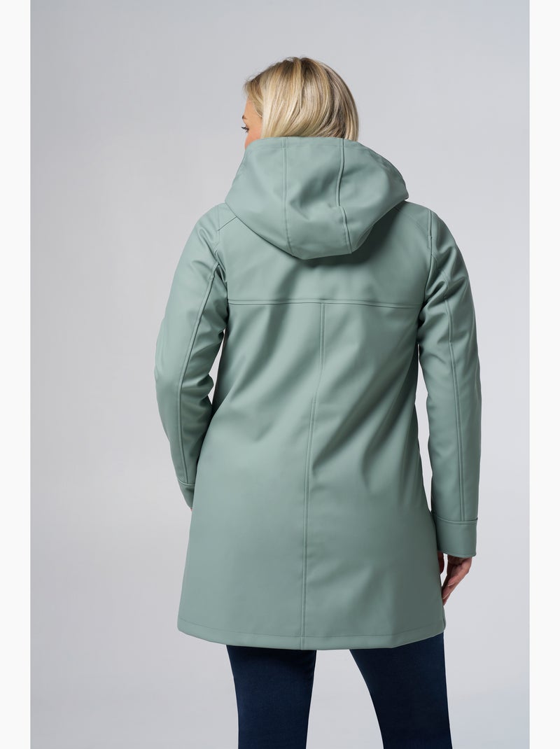 Ms mode mackintosh avec capuche Bleu gris - Kiabi