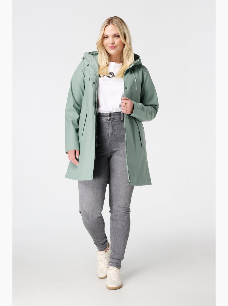 Ms mode mackintosh avec capuchon Bleu gris - Kiabi