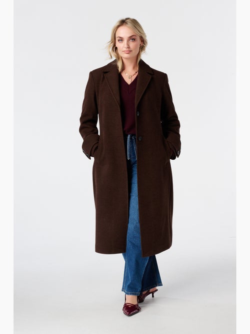 Ms mode manteau à fermeture boutonnée - Kiabi
