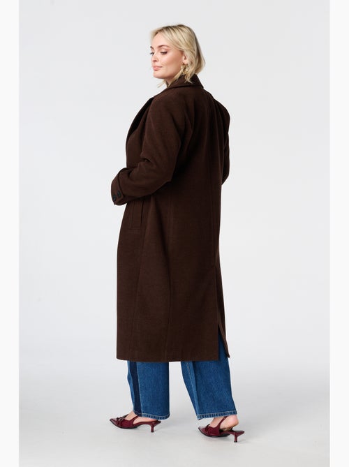 Ms mode manteau à fermeture boutonnée - Kiabi