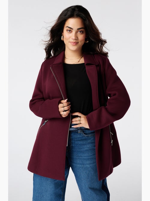 Ms mode manteau à fermeture éclair - Kiabi