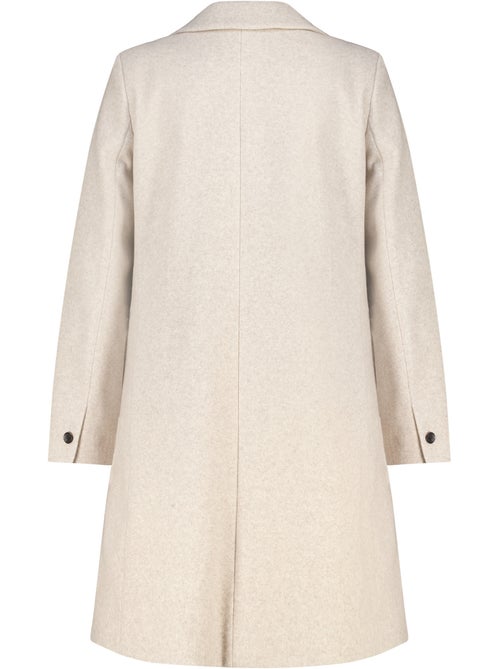Ms mode manteau court à boutons - Kiabi