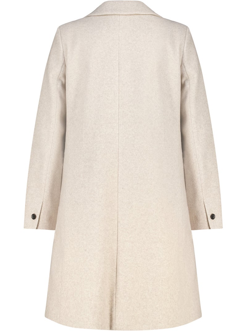 Ms mode manteau court à boutons Sable/Tonka/Caramel - Kiabi