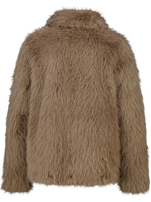 Ms mode manteau en fausse fourrure - Kiabi
