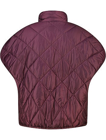 Ms mode manteaux bodywarmer matelassée réversible