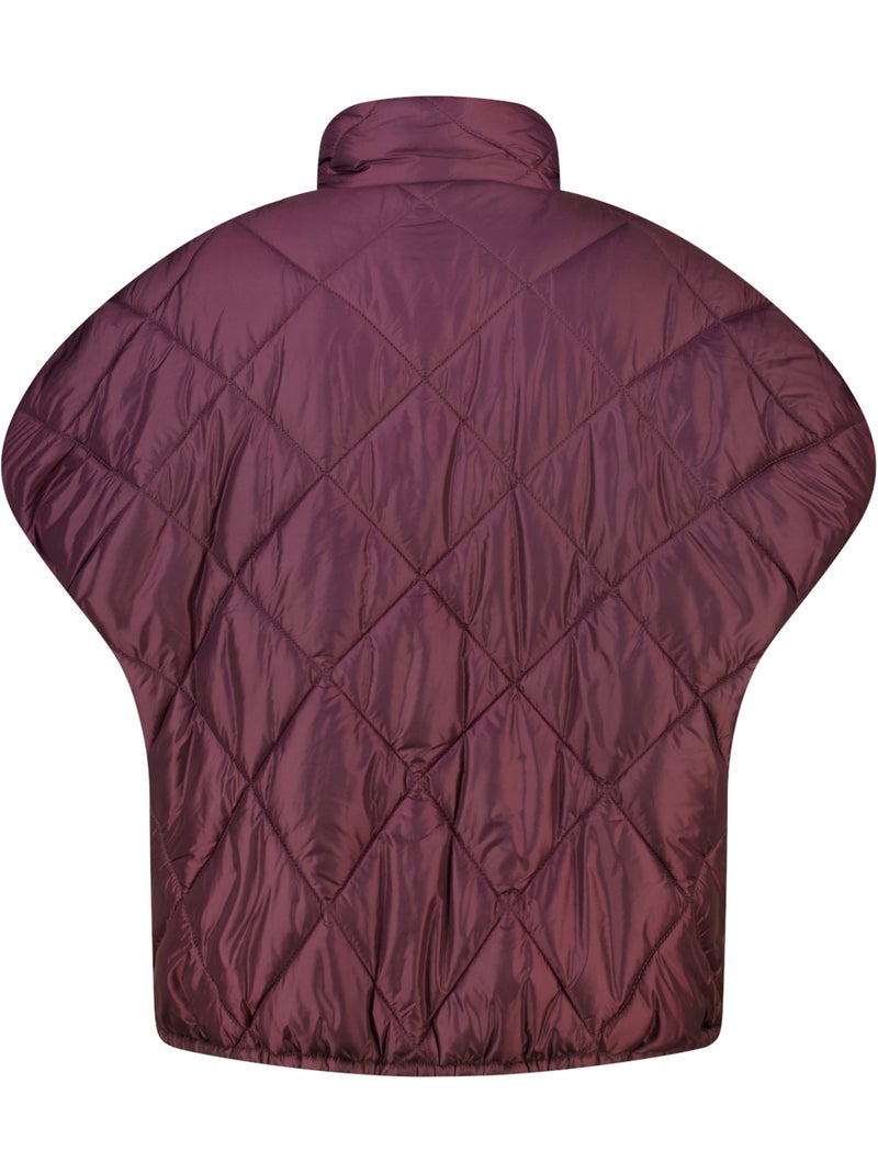 Ms mode manteaux bodywarmer matelassée réversible Bordeaux - Kiabi