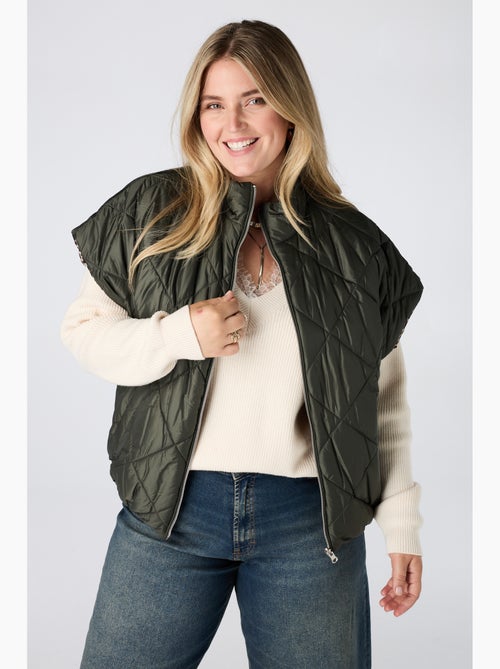 Ms mode manteaux bodywarmer matelassée réversible - Kiabi Ms mode manteaux bodywarmer matelassée réversible - Kiabi