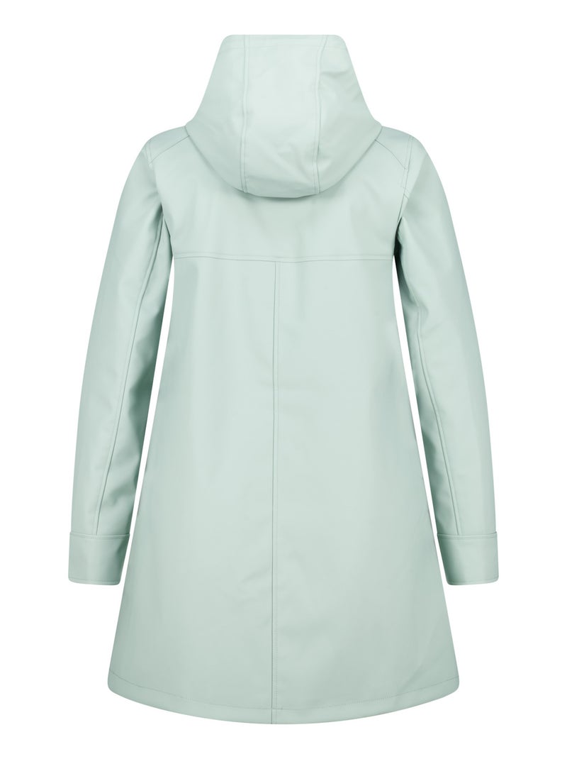 MS MODE Manteaux Mackintosh avec capuche Bleu gris - Kiabi