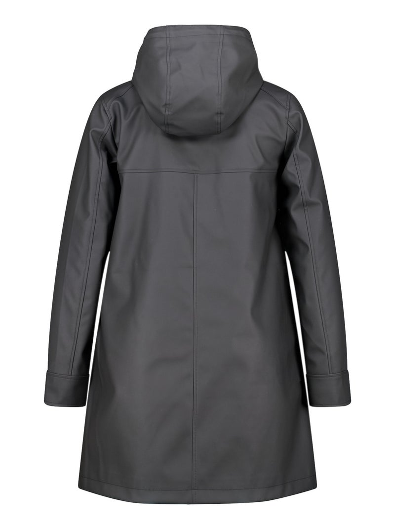 MS MODE Manteaux Mackintosh avec capuche Noir - Kiabi