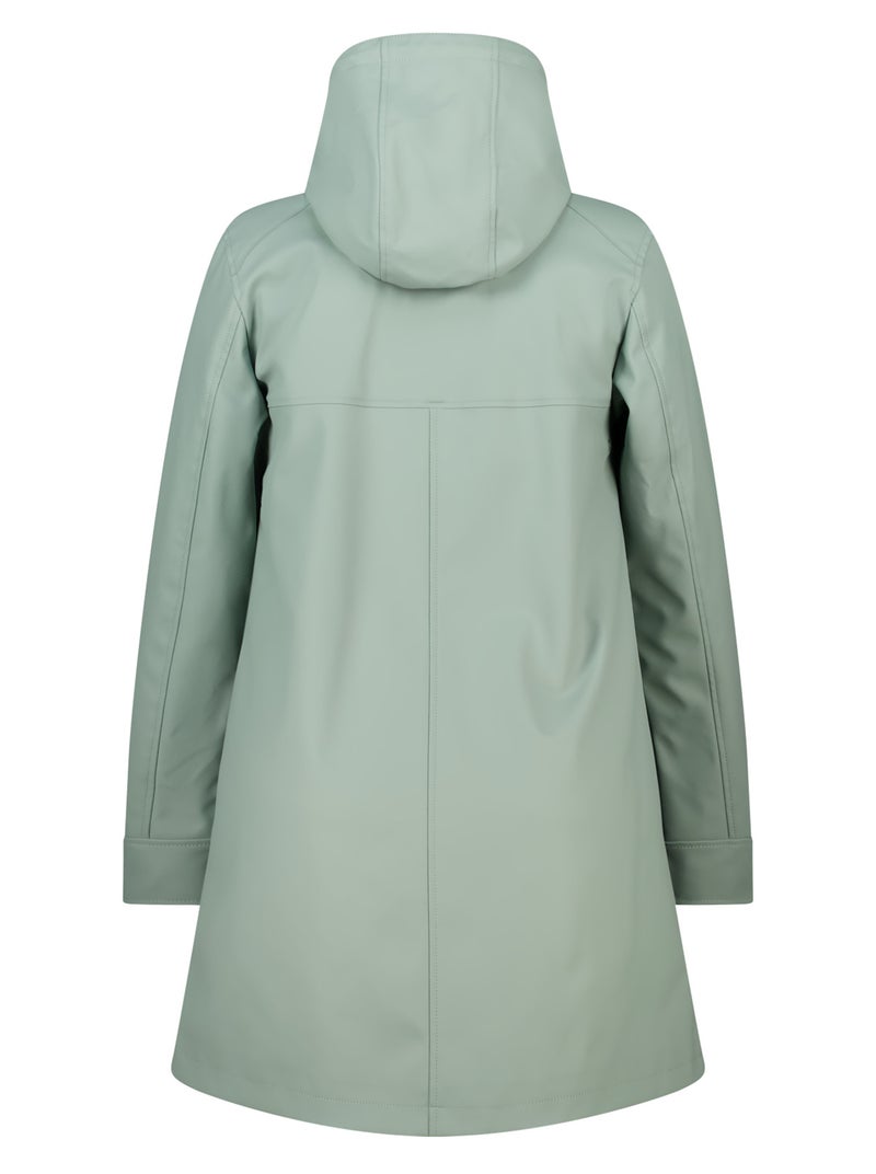 MS MODE Manteaux Mackintosh avec capuchon Bleu gris - Kiabi