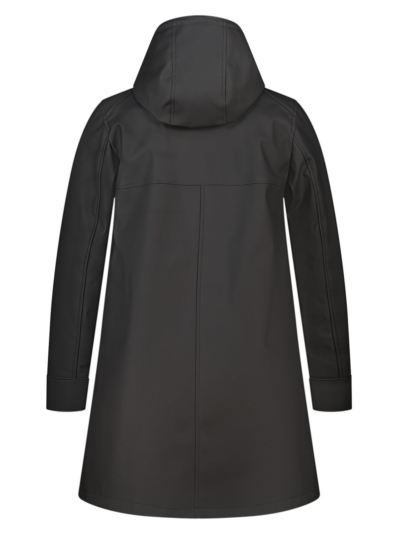 MS MODE Manteaux Mackintosh avec capuchon Noir - Kiabi