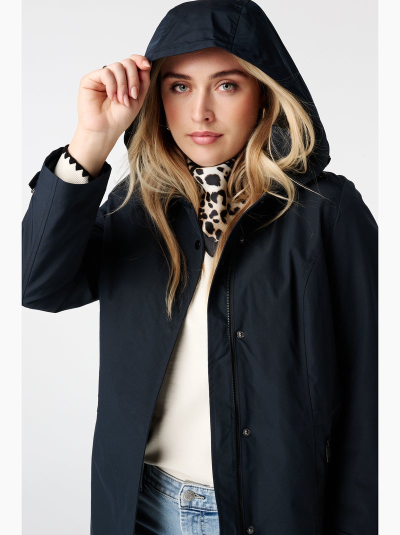 MS MODE Manteaux Manteau déperlant Bleu Bleu - Kiabi