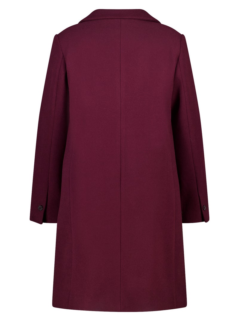 MS MODE Manteaux Veste à boutons Bordeaux - Kiabi