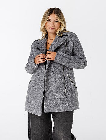 MS MODE Manteaux Veste à fermeture éclair