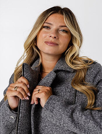 MS MODE Manteaux Veste à fermeture éclair