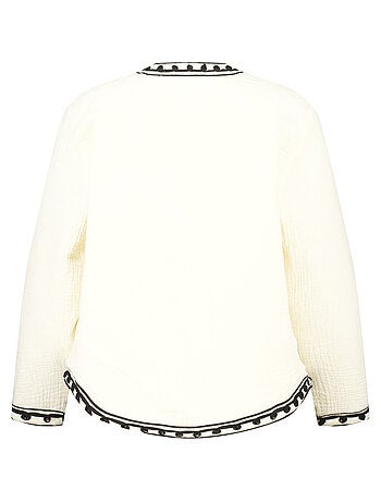 MS MODE Manteaux Veste avec broderies