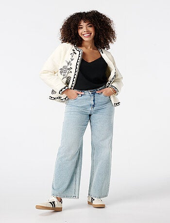 MS MODE Manteaux Veste avec broderies