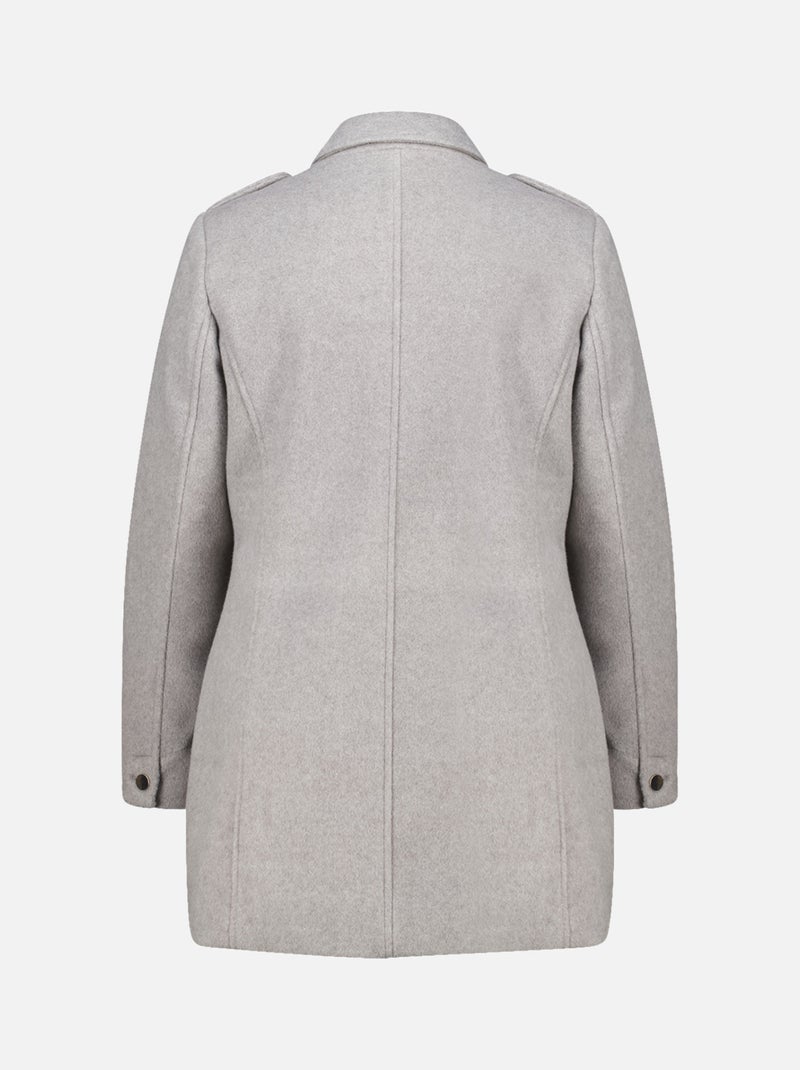 MS MODE Manteaux Veste avec détails argentés Gris - Kiabi