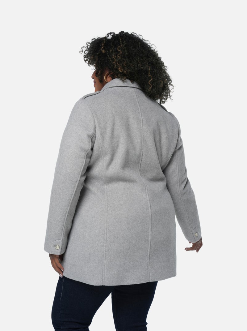MS MODE Manteaux Veste avec détails argentés Gris - Kiabi