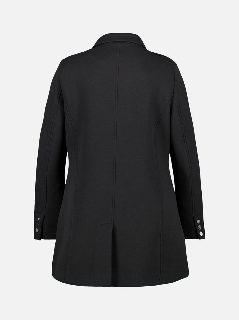 MS MODE Manteaux Veste avec détails dorés Noir - Kiabi