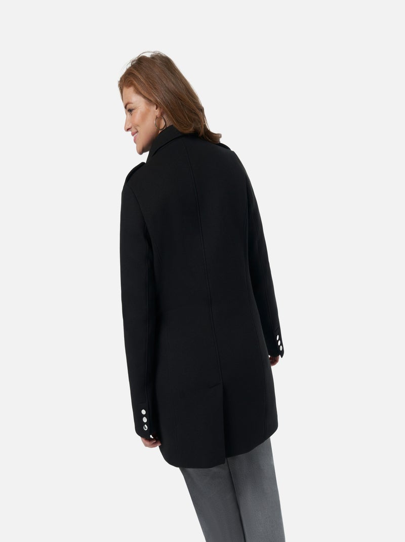 MS MODE Manteaux Veste avec détails dorés Noir - Kiabi