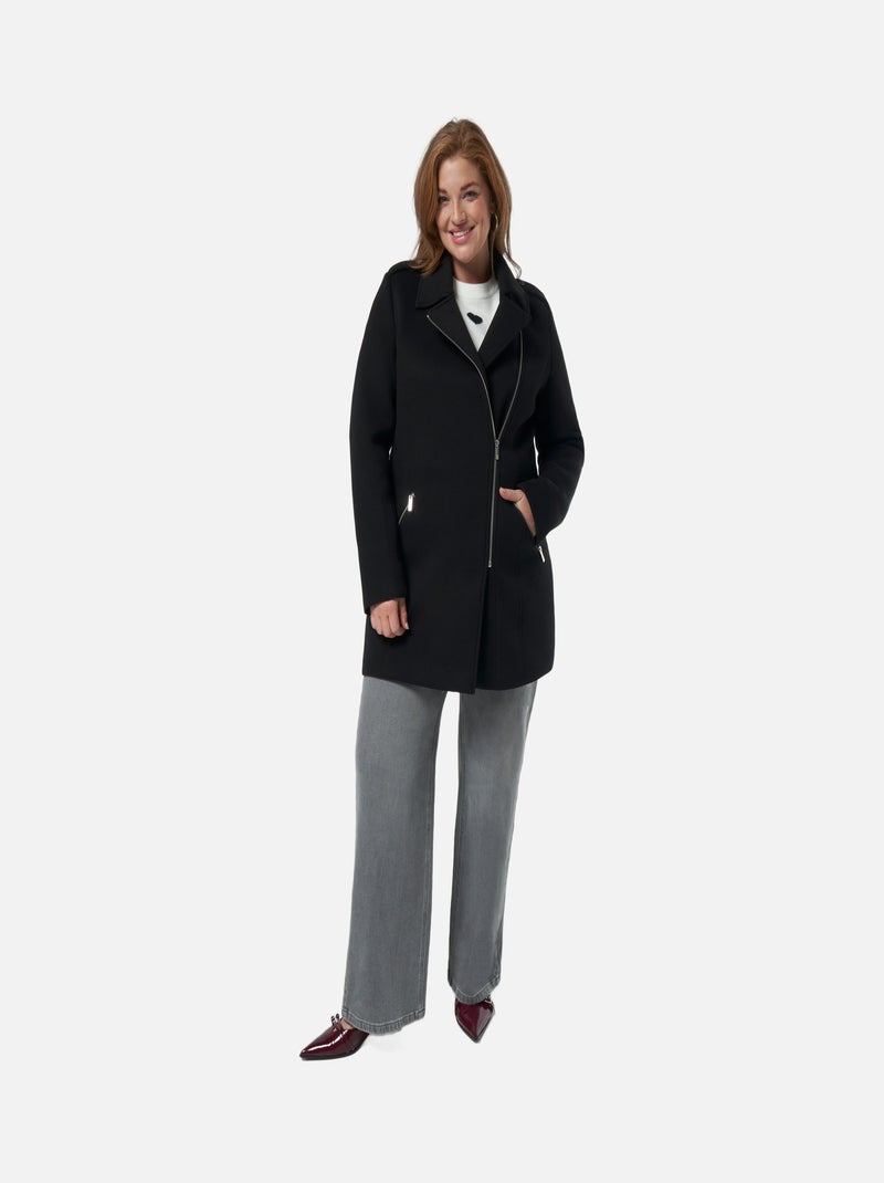 MS MODE Manteaux Veste avec détails dorés Noir - Kiabi
