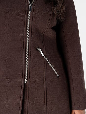 MS MODE Manteaux Veste avec fermeture éclair