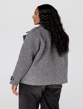MS MODE Manteaux Veste courte à double boutonnage