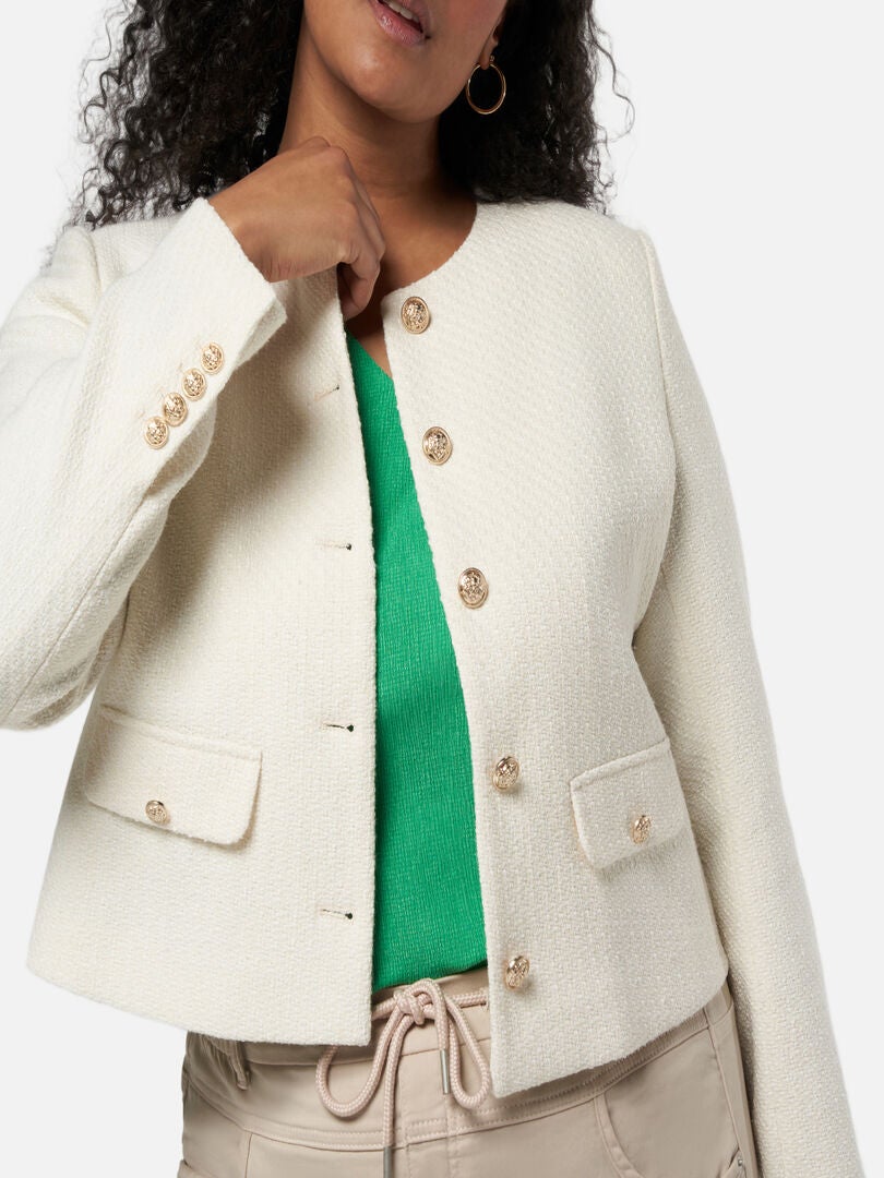 Ensemble Tweed Shein Ensemble Pièces Tweed Femme Veste Et Jupe