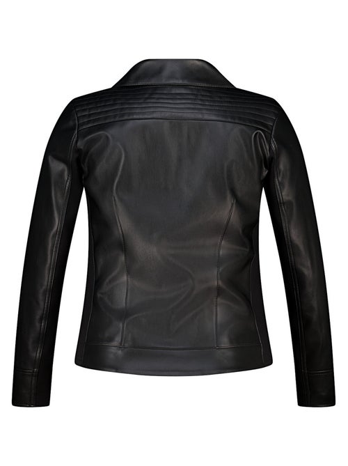 MS MODE Manteaux Veste de style motard en similicuir - Kiabi