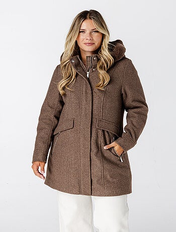 MS MODE Manteaux Veste doublée avec fermeture éclair