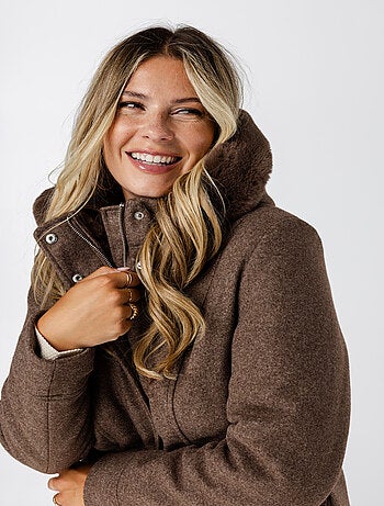 MS MODE Manteaux Veste doublée avec fermeture éclair