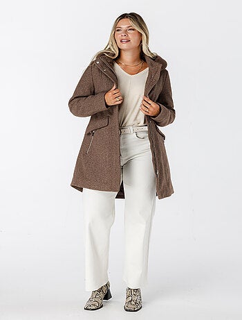 MS MODE Manteaux Veste doublée avec fermeture éclair