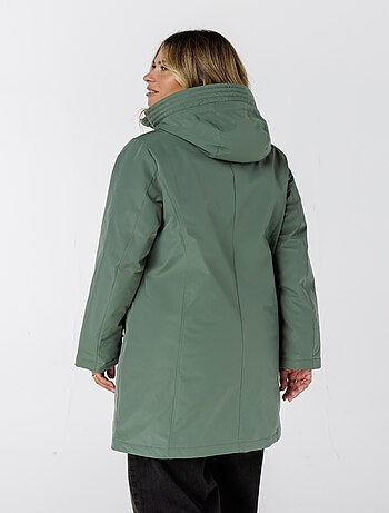 MS MODE Manteaux Veste imperméable avec capuche
