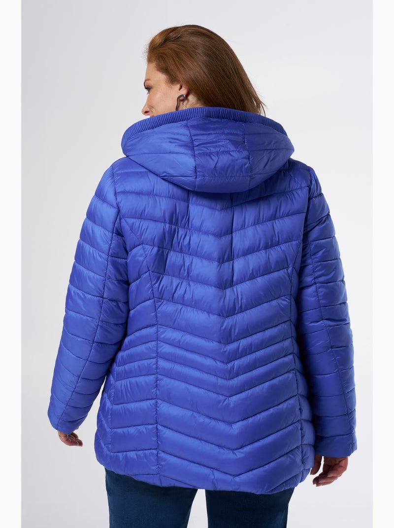 MS MODE Manteaux Veste matelassée à capuche Bleu - Kiabi