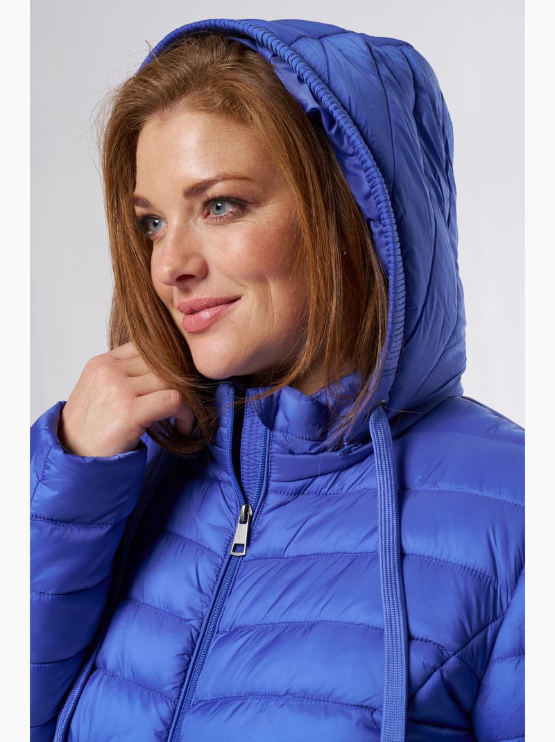 MS MODE Manteaux Veste matelassée à capuche Bleu - Kiabi