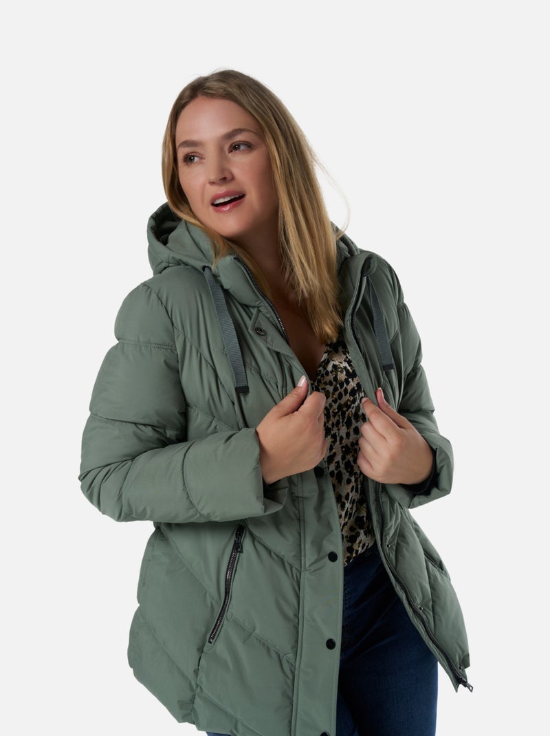 MS MODE Manteaux Veste matelassée Bleu gris - Kiabi