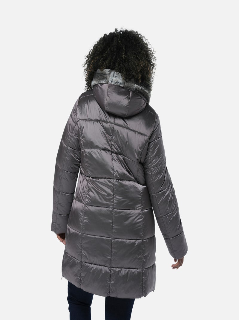 MS MODE Manteaux Veste matelassée légère Mauve - Kiabi