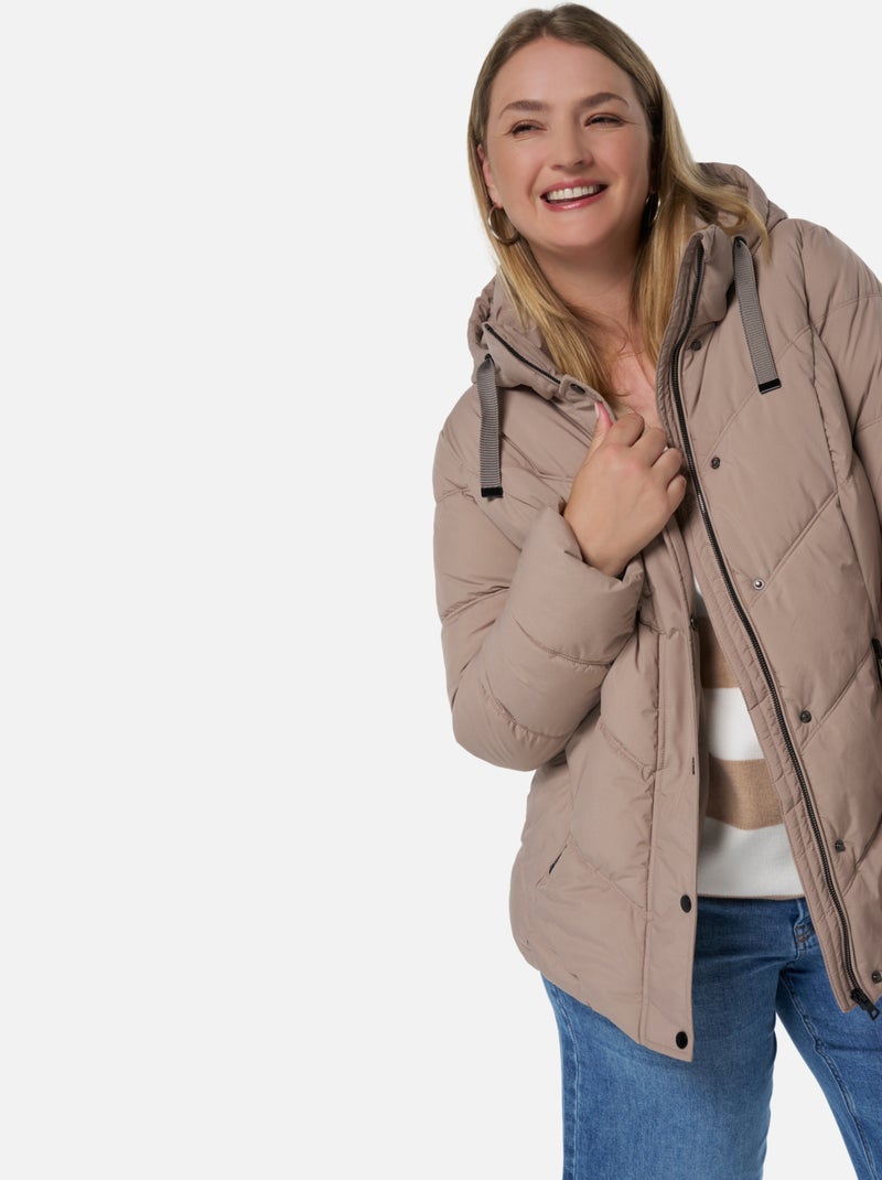 MS MODE Manteaux Veste matelassée Taupe - Kiabi