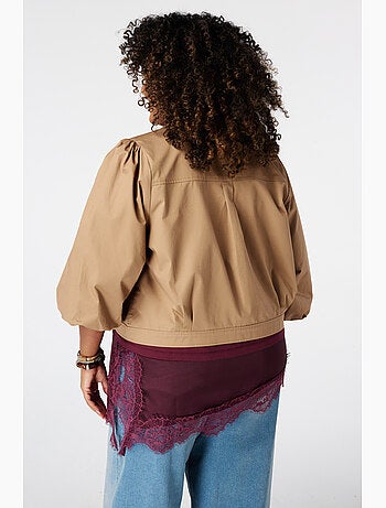 MS MODE Manteaux Veste utility avec manches bouffantes