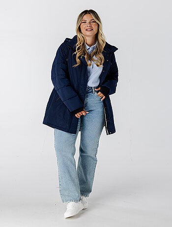MS MODE Manteaux Veste zippée avec capuche